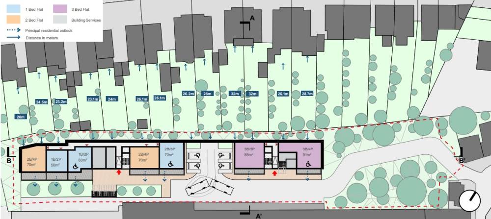 Site plan Station Lane#